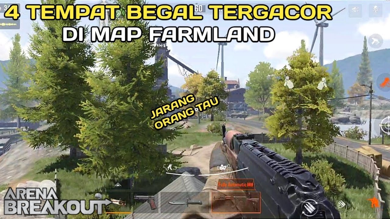 4 TEMPAT BEGAL YANG JARANG ORANG TAU DI MAP FARMLAND | ARENA BREAKOUT INDONESIA