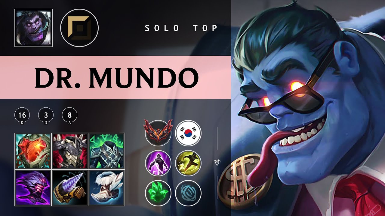 Dr. Mundo Top vs Zaahen - KR Grandmaster Patch 25.24