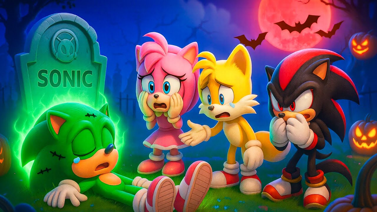 SONIC Becomes A ZOMBIE!! AMY & TAILS in SHOCK! | Sonic The Hedgehog 3 Animation