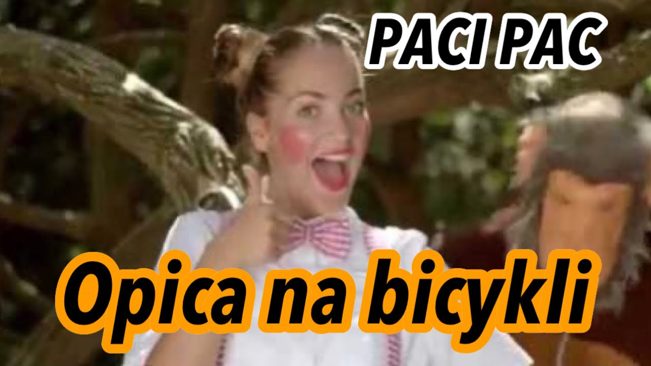 PACI PAC - Opica na bicykli | Pre deti | Nursery rhymes | Kids songs