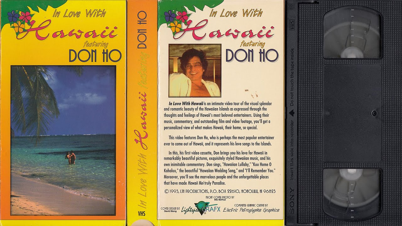 In Love With Hawaii - Featuring Don Ho (1993) VHS 60fps