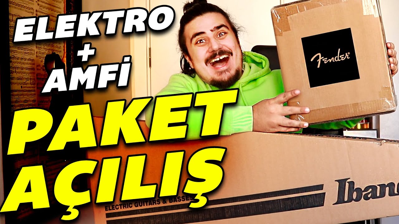 Yeni Elektro Gitar ve Amfi Açılışı 🔴Canlı Yayın