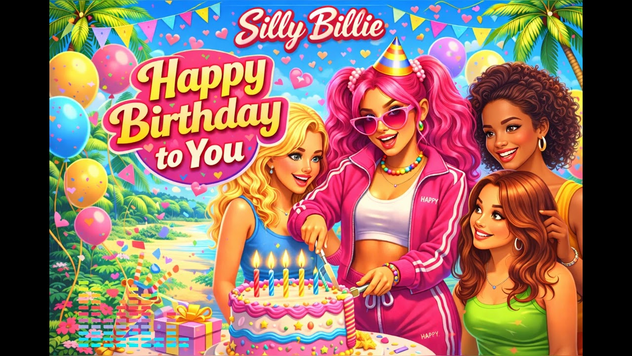 Happy Birthday To You 🎉 | Silly Billie | Fun Party Pop Song