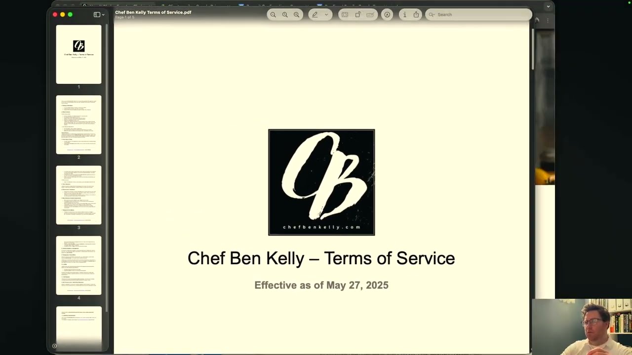 How to set clear client expectations in your personal chef business.
