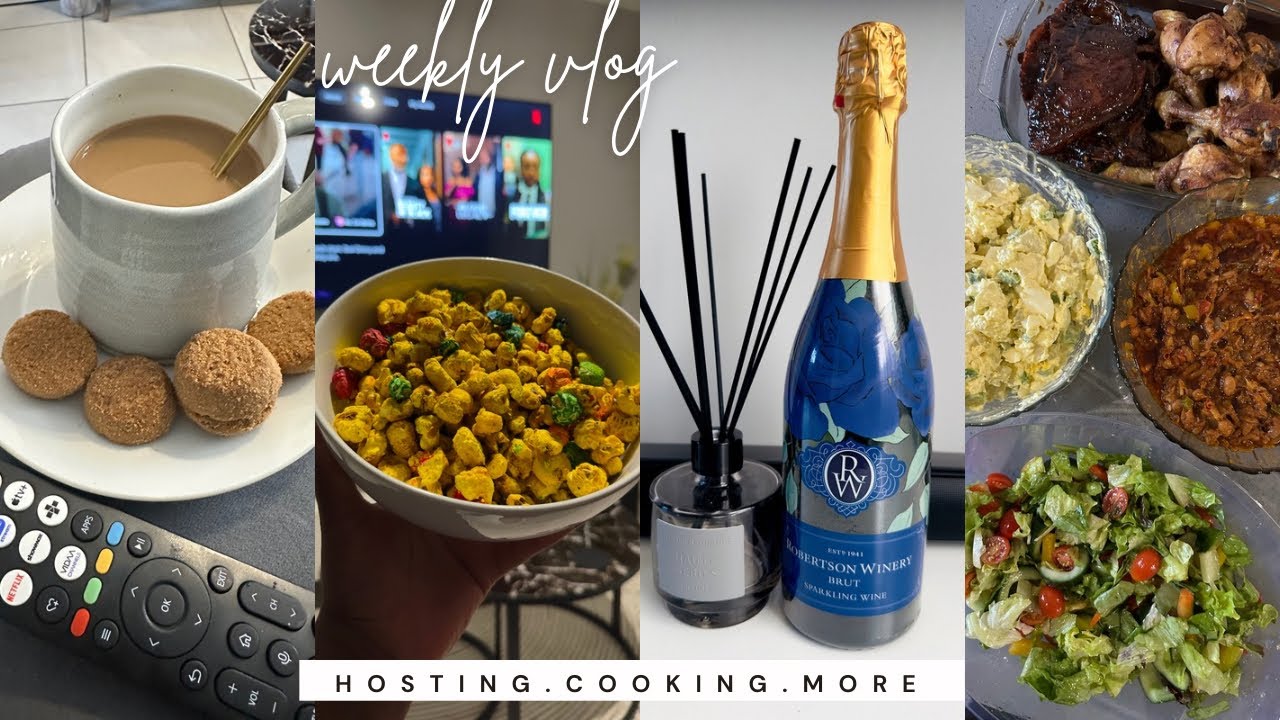 #weeklyvlog: Hosted & Hosting, Grocery Run, Cooking, Let’s Take it Back To The Roots. South African