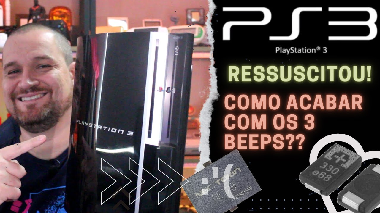 PS3 dá 3 beeps, luz vermelha piscando e desliga? RESOLVIDO! YLOD nunca mais!