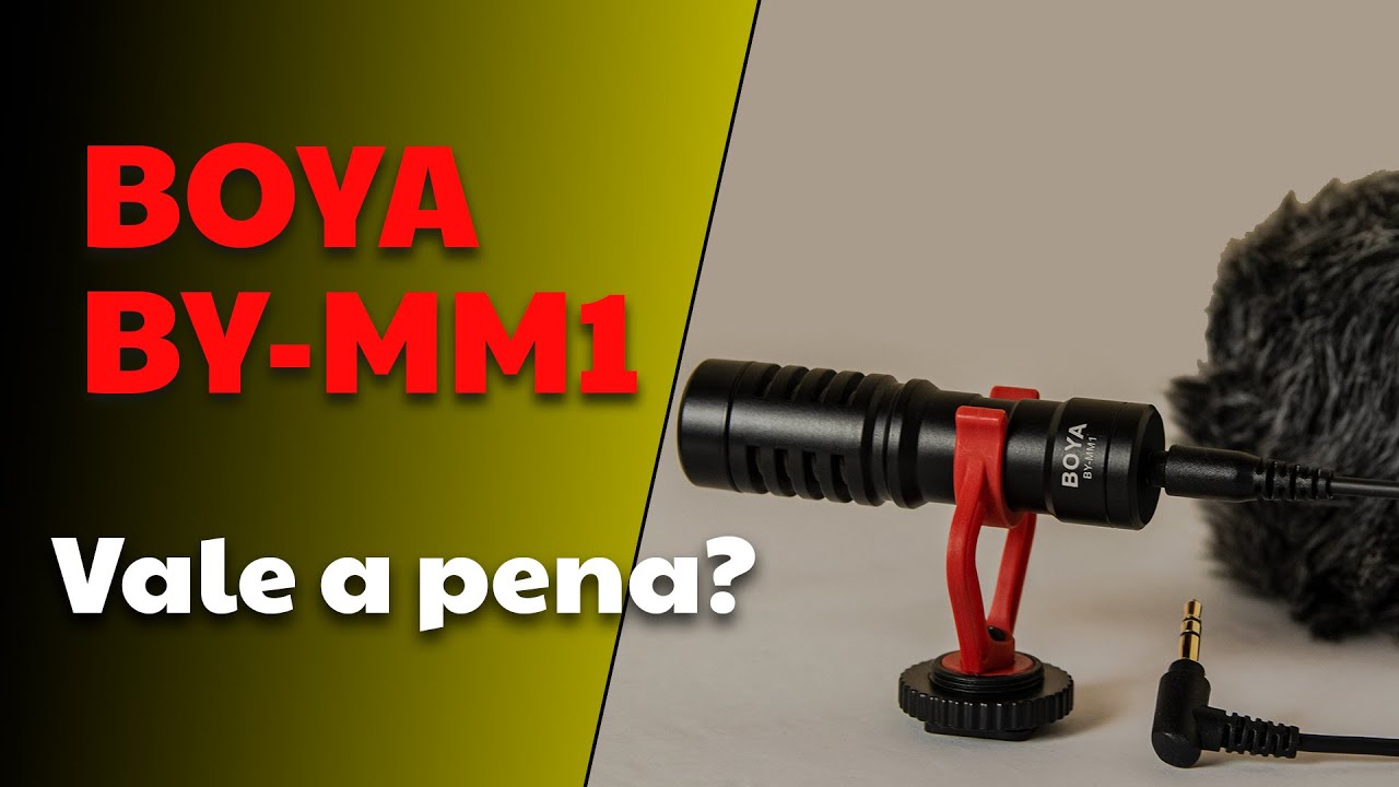 Microfone Boya BY-MM1 - Teste interno e externo - Será que vale o Preço? - Vlogtober #24 Brasil