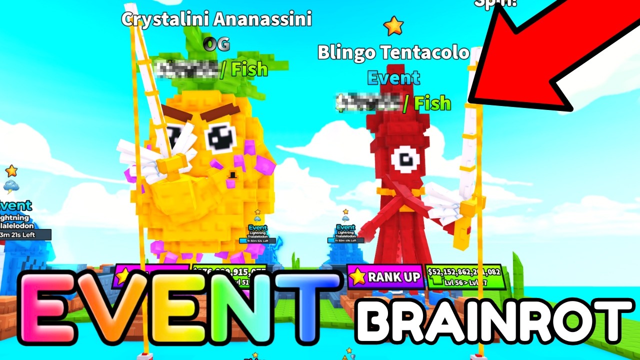 I GOT NEW OGS AND EVENT EGGS in My Fishing Brainrot!