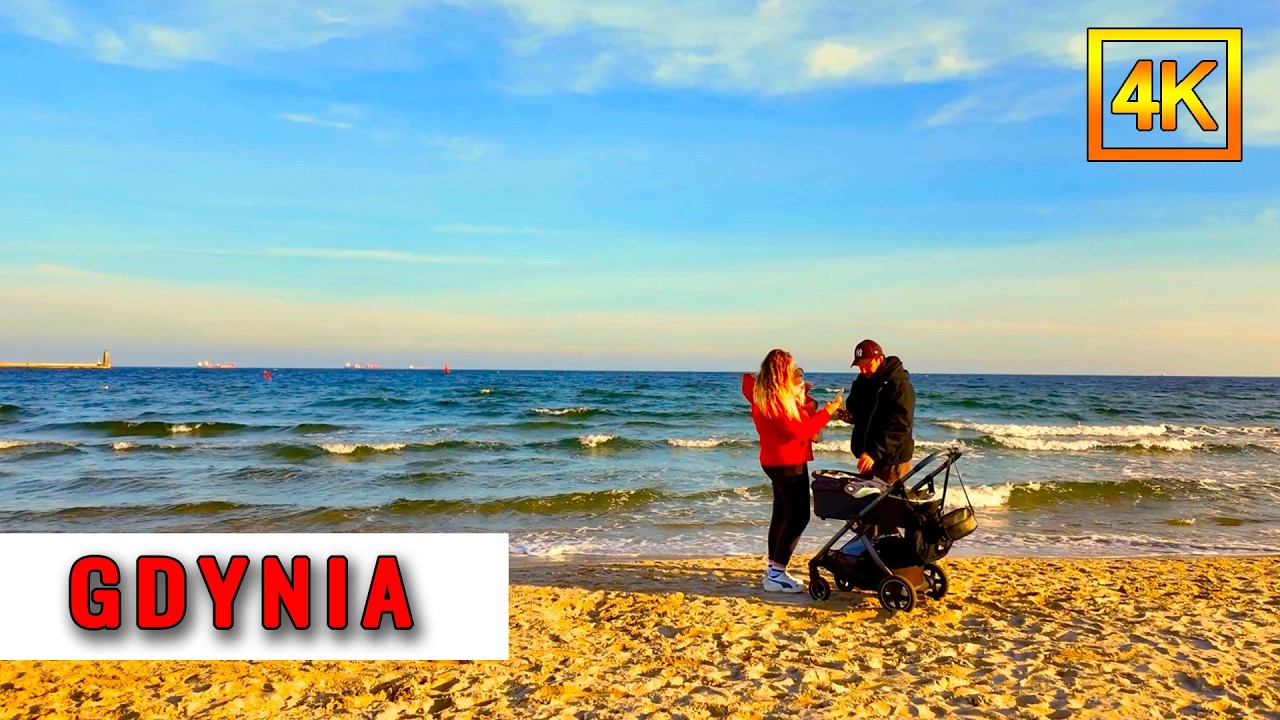 Discover the Beautiful Baltic Coast &ndash; Gdynia Waterfront Walk | 4K 60FPS HDR