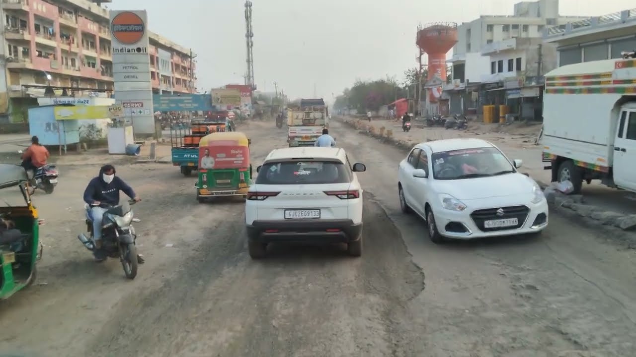કડી હાઈવે રોડ 🚛🥰#drawing #travel #dance #kadi  #newpost #newvideo 