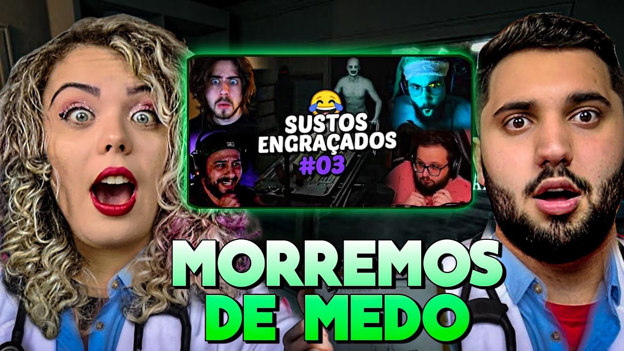 REACT - STREAMERS JOGANDO THE MORTUARY ASSISTANT (ASSISTENTE DE NECROTÉRIO) - SUSTOS ENGRAÇADOS #03
