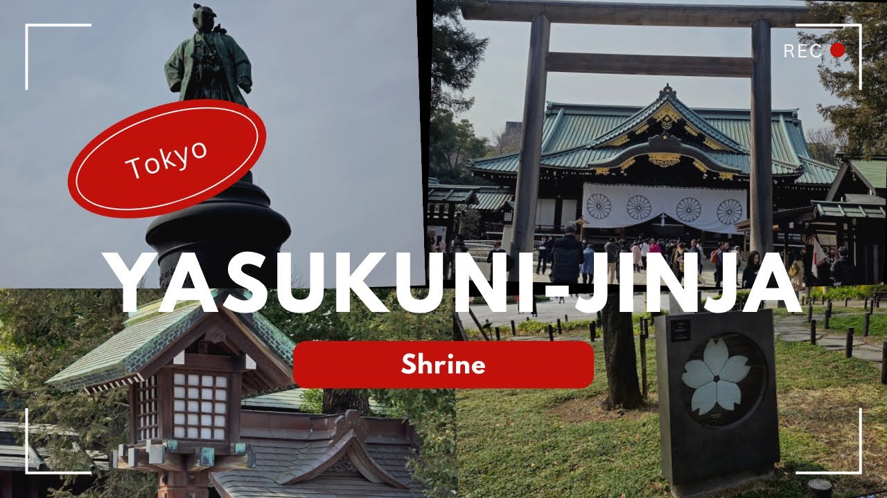 [4K] A Peaceful Walk Through the Beautiful Yasukuni Jinja Shinto Shrine in the Center of Tokyo 