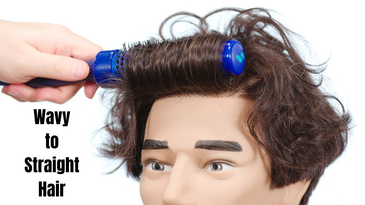 How to Straighten Wavy Hair - TheSalonGuy