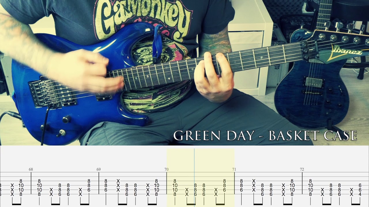 GREEN DAY - Basket Case [GUITAR COVER + TAB]