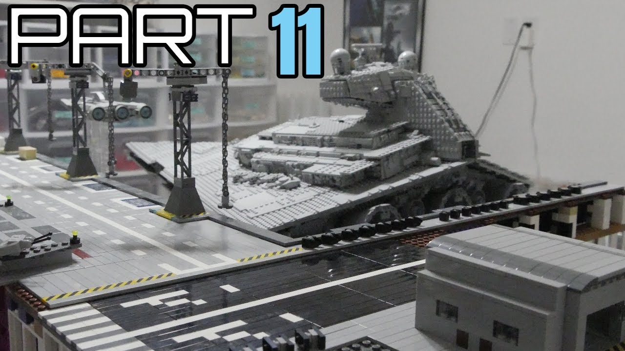 Building Imperial Shipyards In LEGO (Part 11) | Airfield & New TIEs