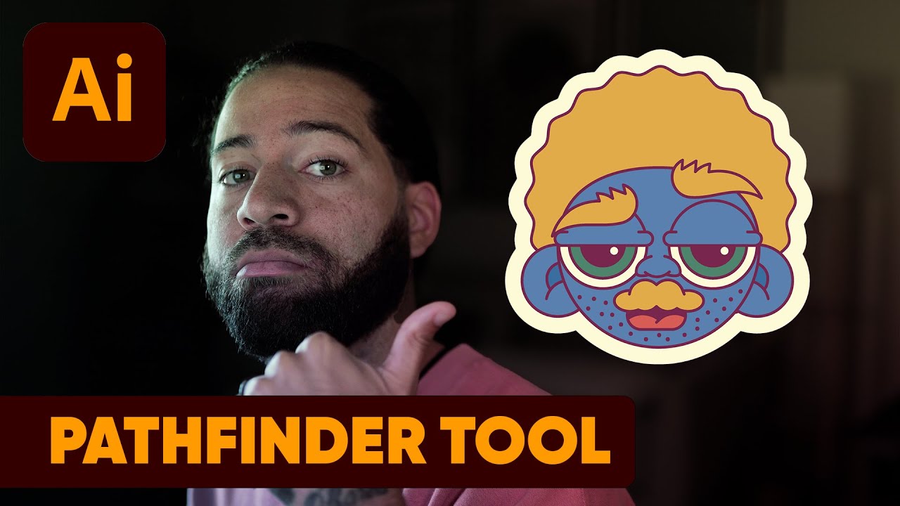 Как использовать инструмент Pathfinder в Adobe Illustrator