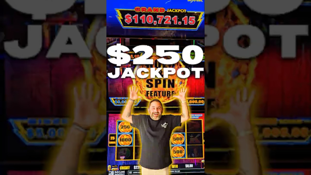 🔥 $250 HOLD & SPIN EXPLODES on TIKI FIRE LIGHTNING LINK!! HUGE JACKPOT ALERT!! #shorts #fyp #casino