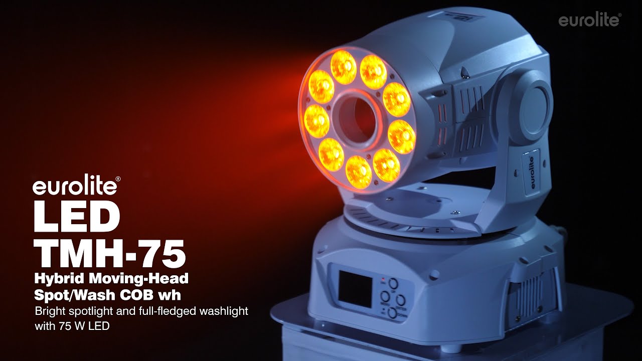 Eurolite LED TMH 75 Hybrid Moving Head SpotWash COB ws