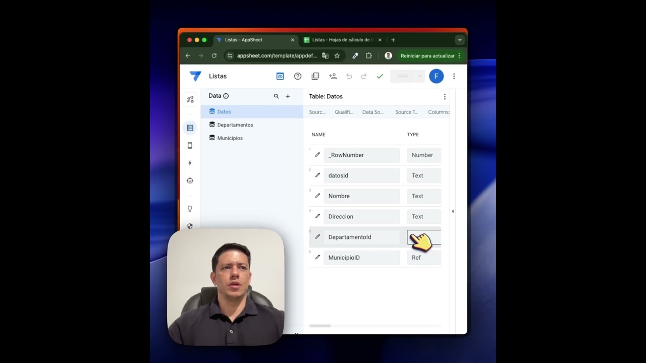 ✅ C&oacute;mo crear listas dependientes en AppSheet en 2 minutos