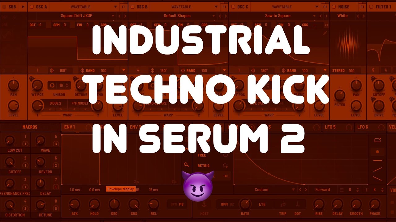 Industrial Techno Kick Using Serum 2 Only