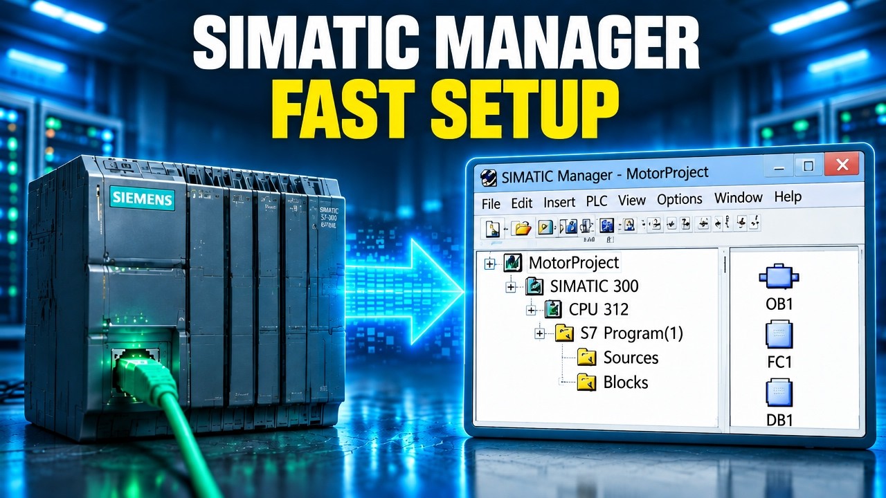 How to Write a Simple Program in Simatic Manager