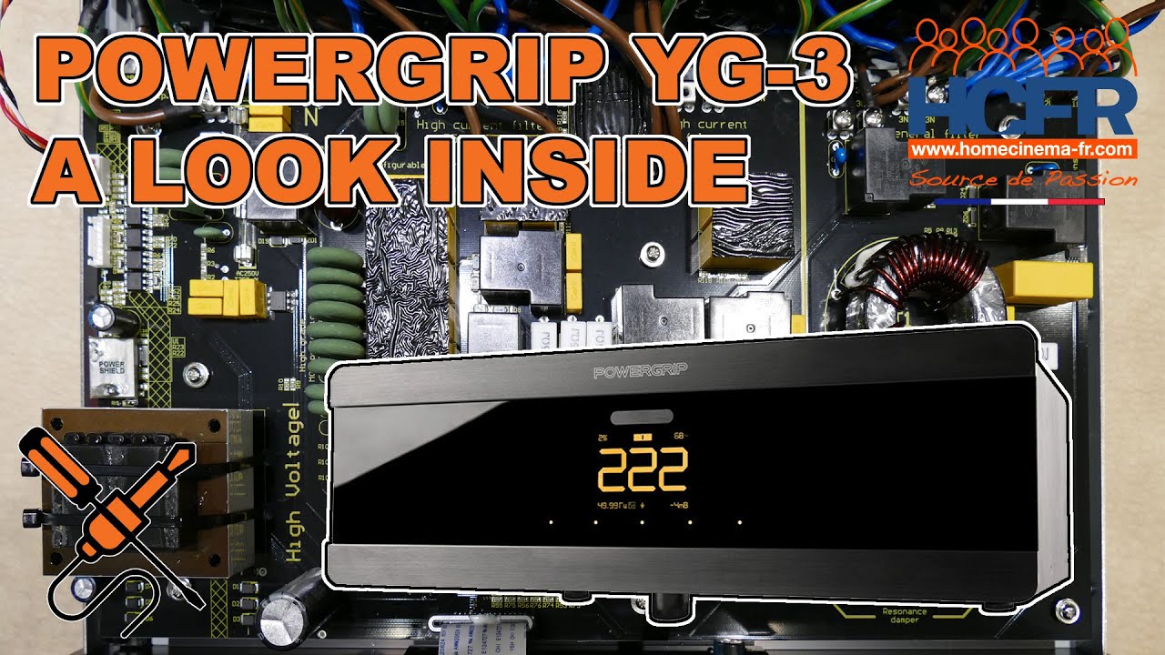 HCFR Powergrip YG-3, vue de l'intérieur