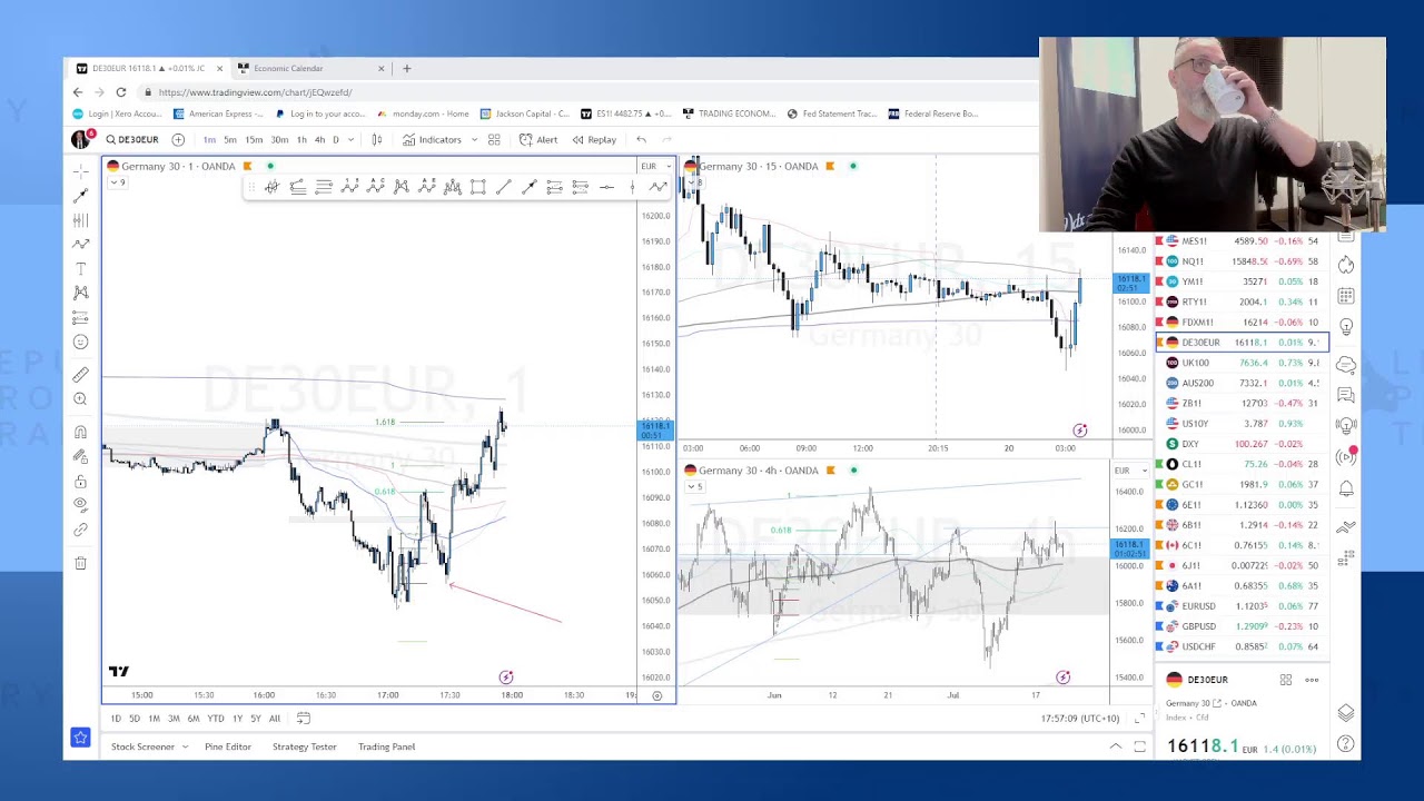 Richard Jackson Trader Live Stream