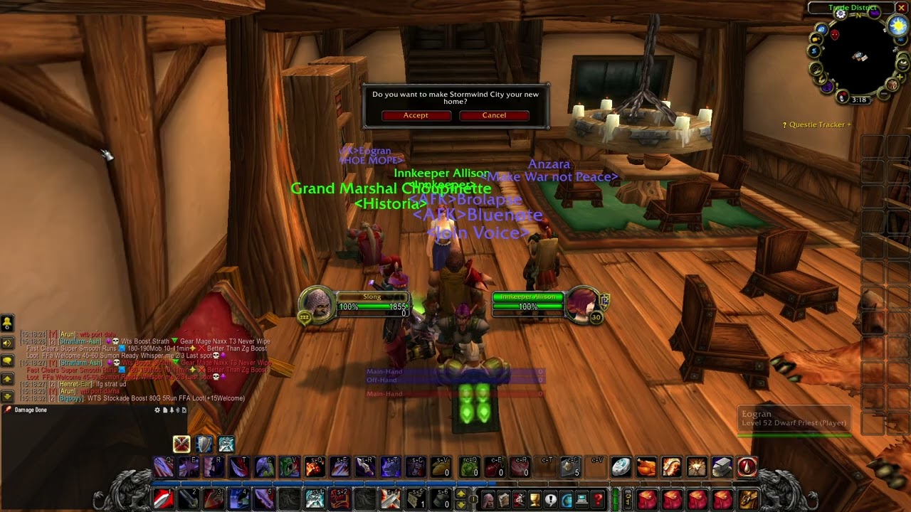 Stormwind Innkeeper Location - WoW Classic