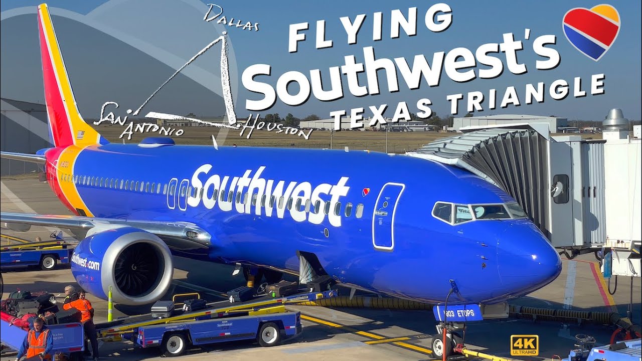 [4K] – I Flew Southwest's Original Texas Triangle! – FULL EXPERIENCE – 3 Full Flights 1 Video!