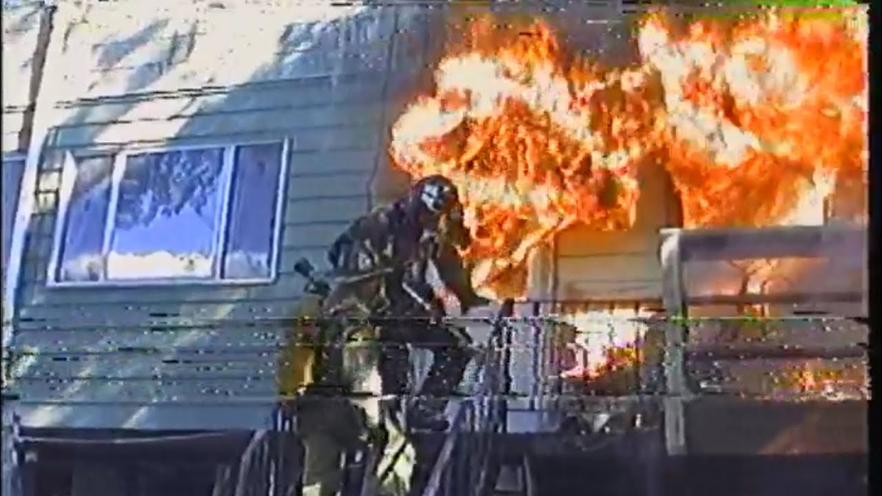 DCFD row home fire. 4104 3rd St NW Smoke in the front fire in the rear 1993