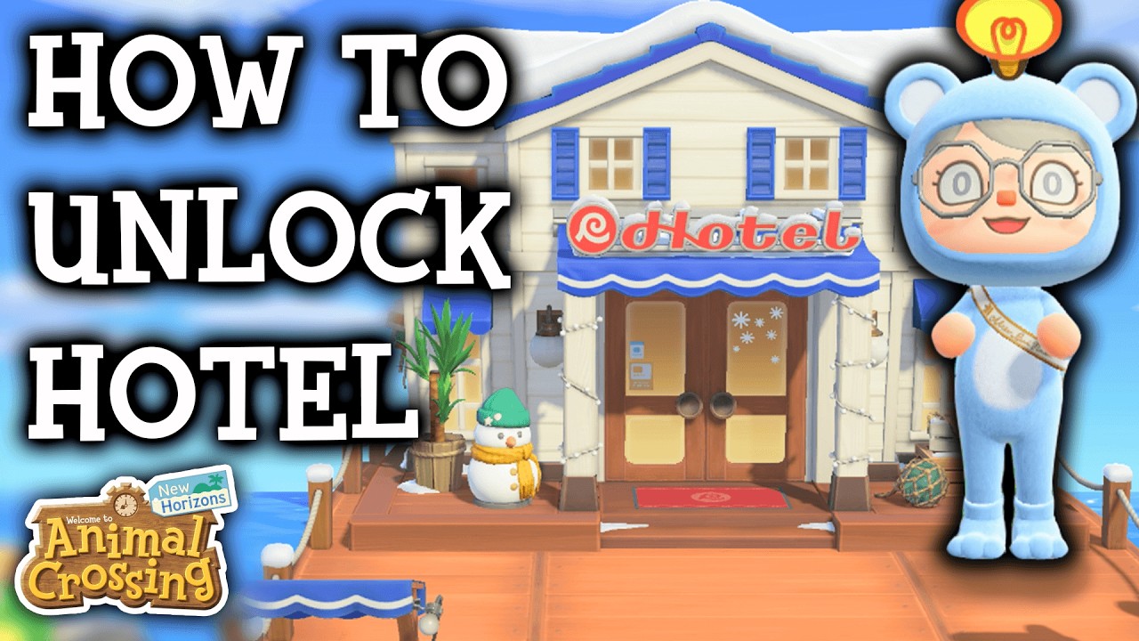 Как открыть отель в Animal Crossing New Horizons | Обновление 3.0