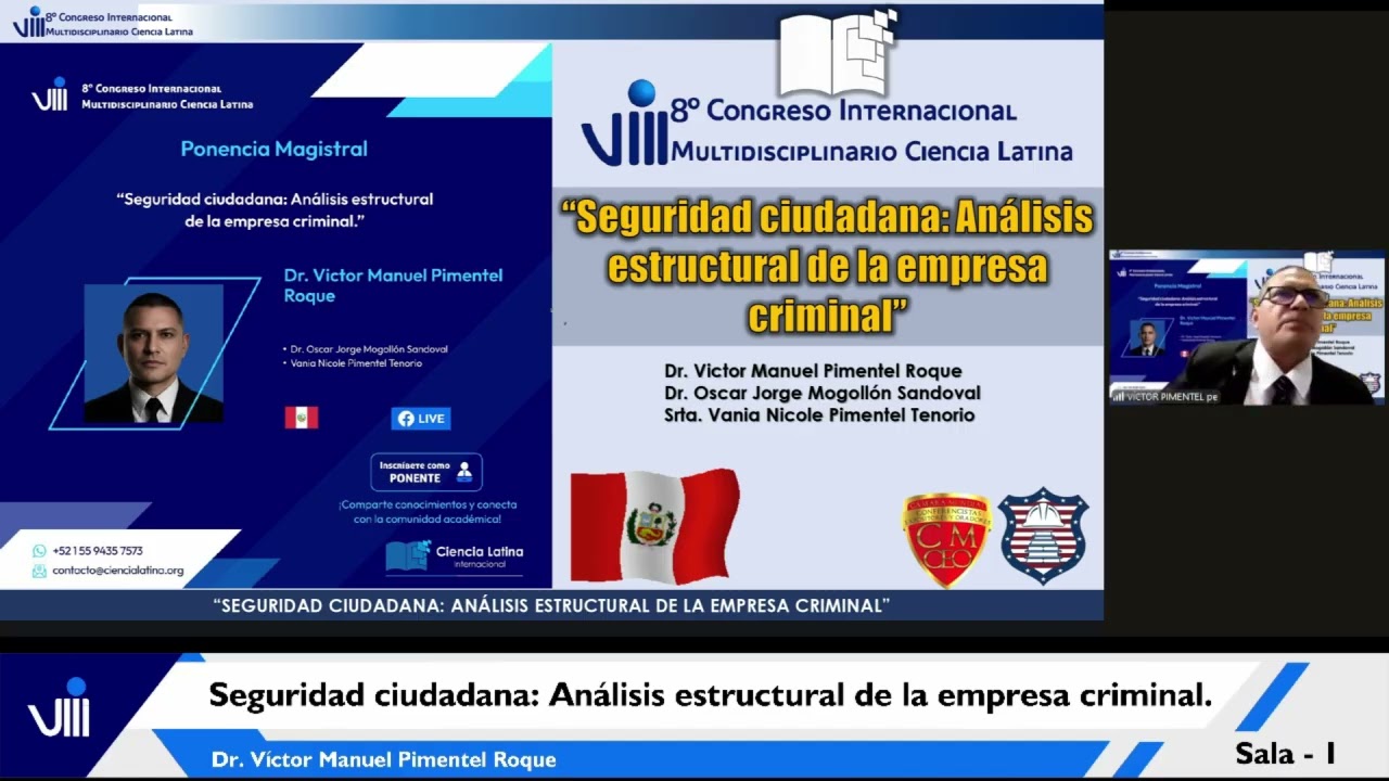 Seguridad ciudadana: Análisis estructural de la empresa criminal.