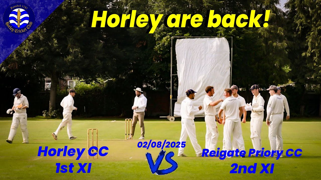 It’s so tight at the top! 4K Surrey Championship Cricket Horley v Reigate Priory 2s