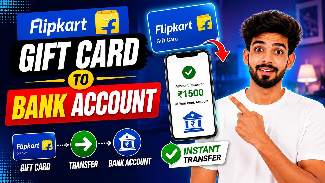 Flipkart Gift Card To Bank Account 2026 | Flipkart Gift Card Se Paise Kaise Transfer Kare | Flipkart