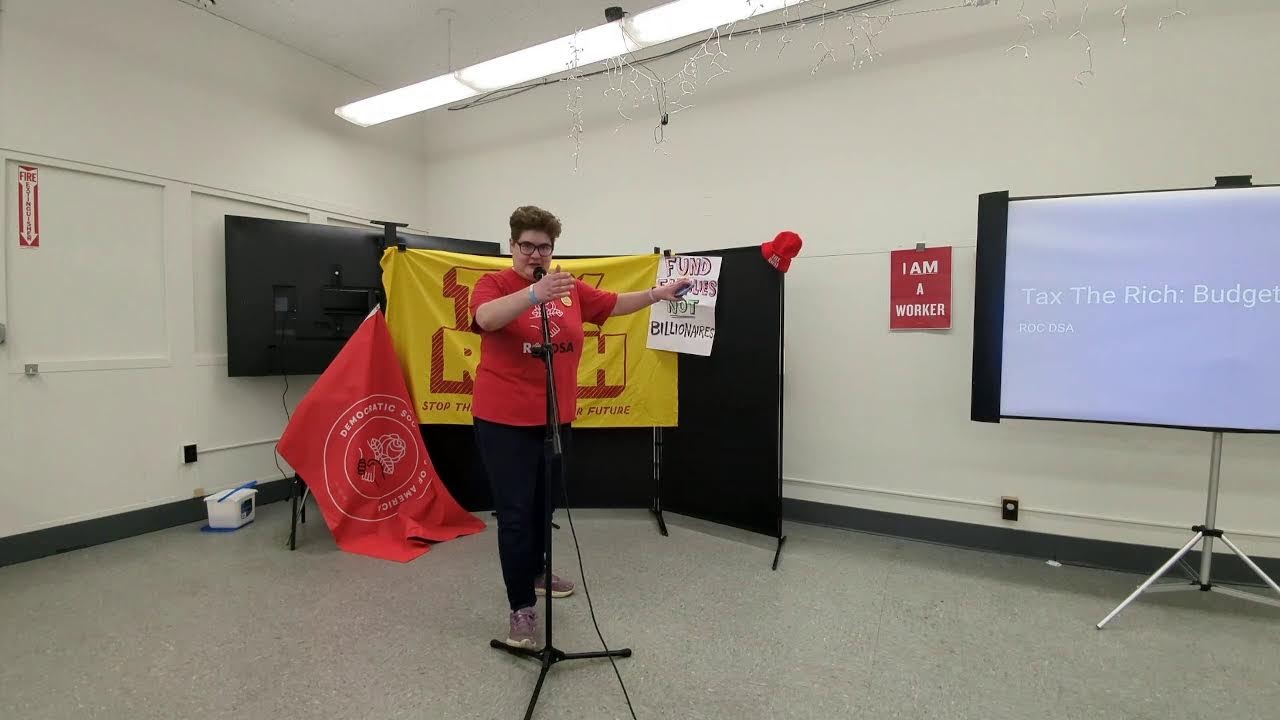 Rochester DSA Tax the Rich Rally - 3/7/26