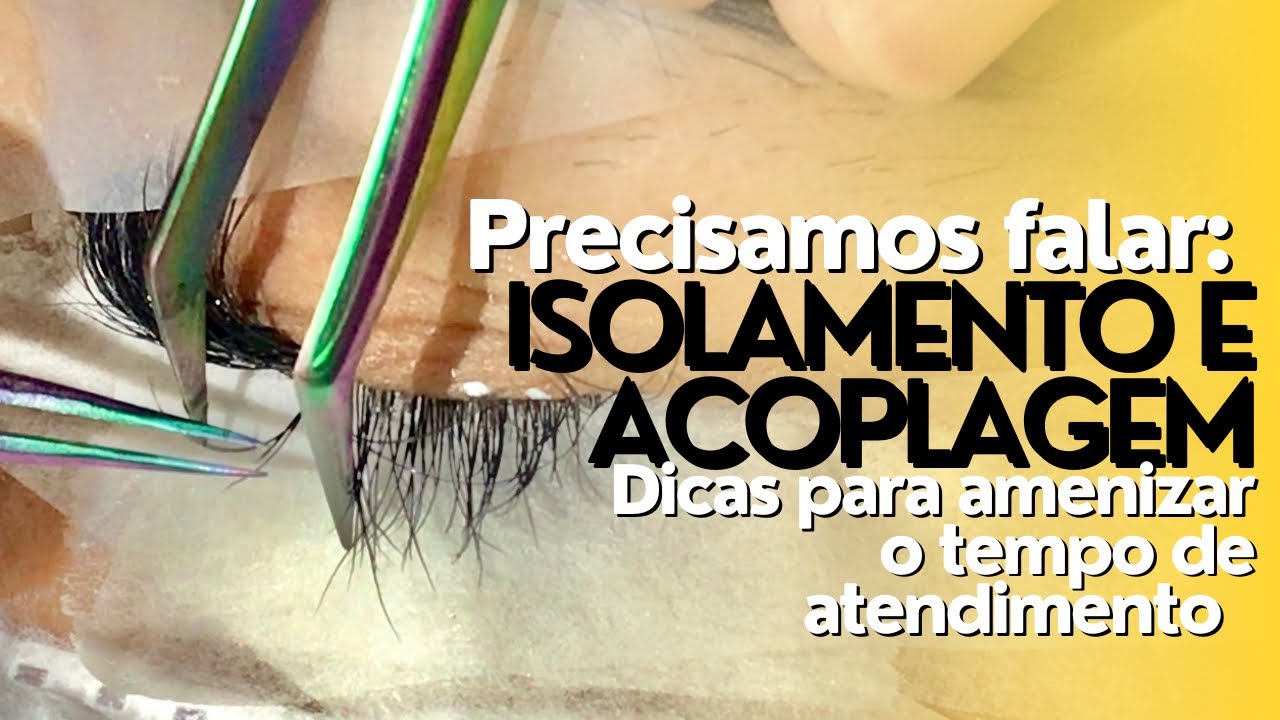 COMO FAZER O ISOLAMENTO DOS CÍLIOS | Dicas de extensão de cílios | Como fazer extensão de cílios?