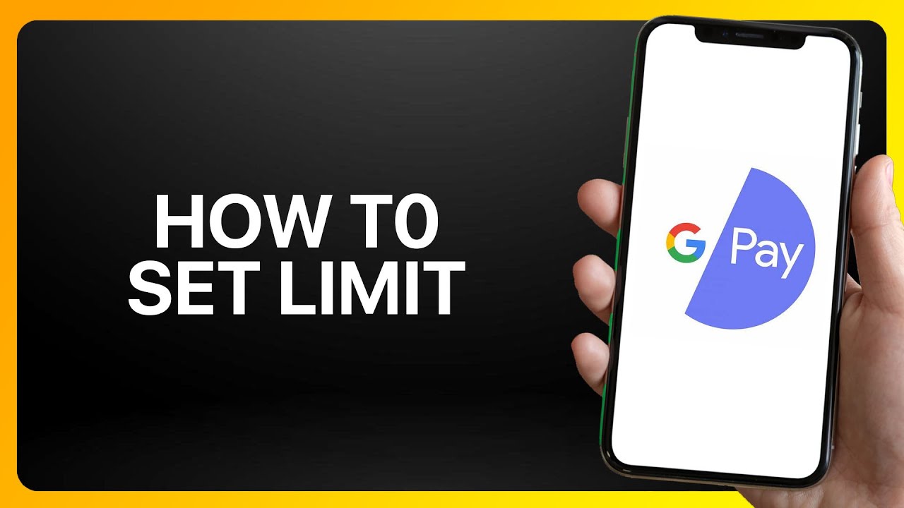 How To Set Limit In Google Pay Tutorial