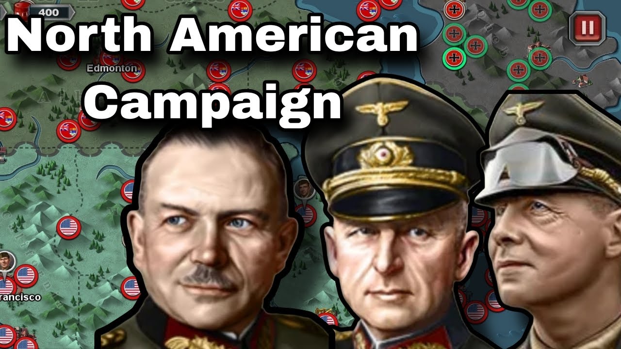 North America Campaign (1939 Axis Campaign) #worldconqueror3 #ww2 #history 
