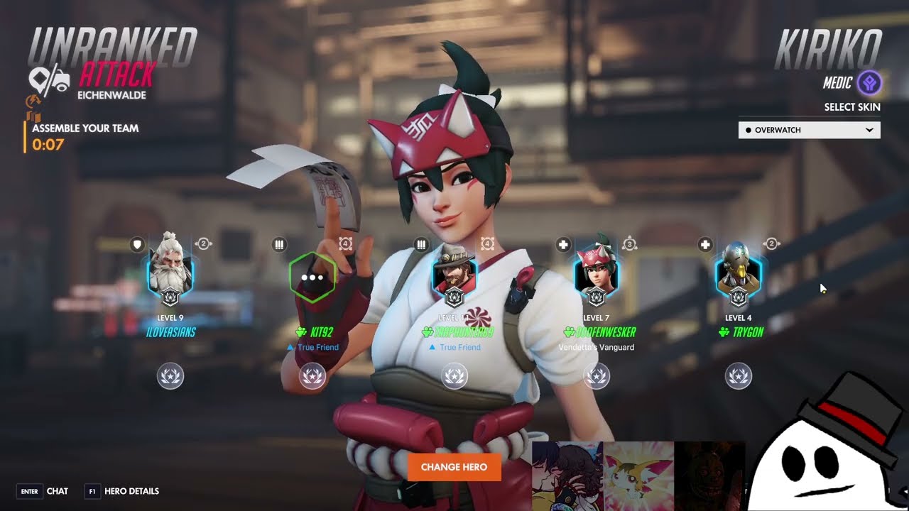 Overwatch with friends again