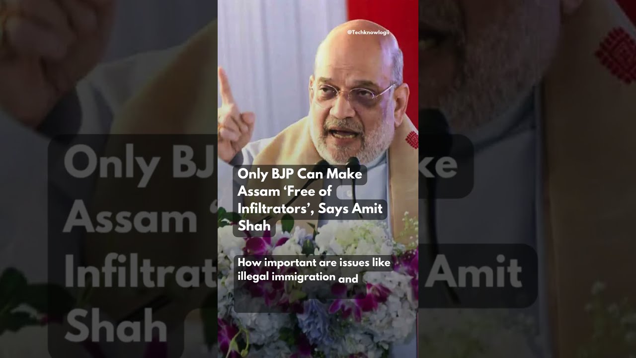 Only BJP Can Make Assam &lsquo;Free of Infiltrators&rsquo;, Says Amit Shah