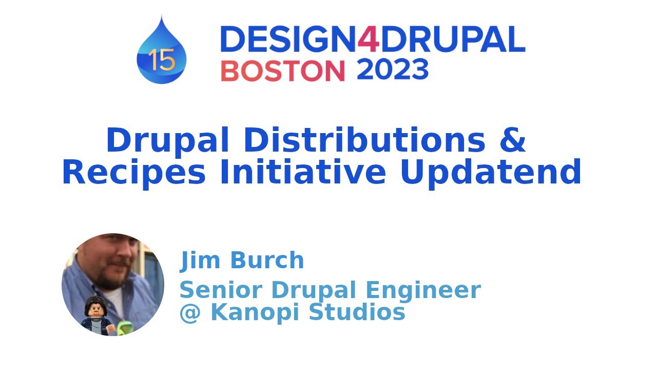 Drupal Distributions & Recipes Initiative Update