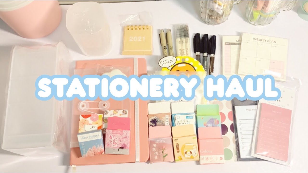 cute stationery unboxing haul ( shopee ) 🌷