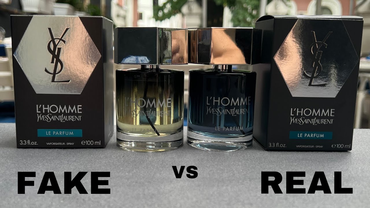 Fake vs Real Yves Saint Laurent L'Homme Le Parfum