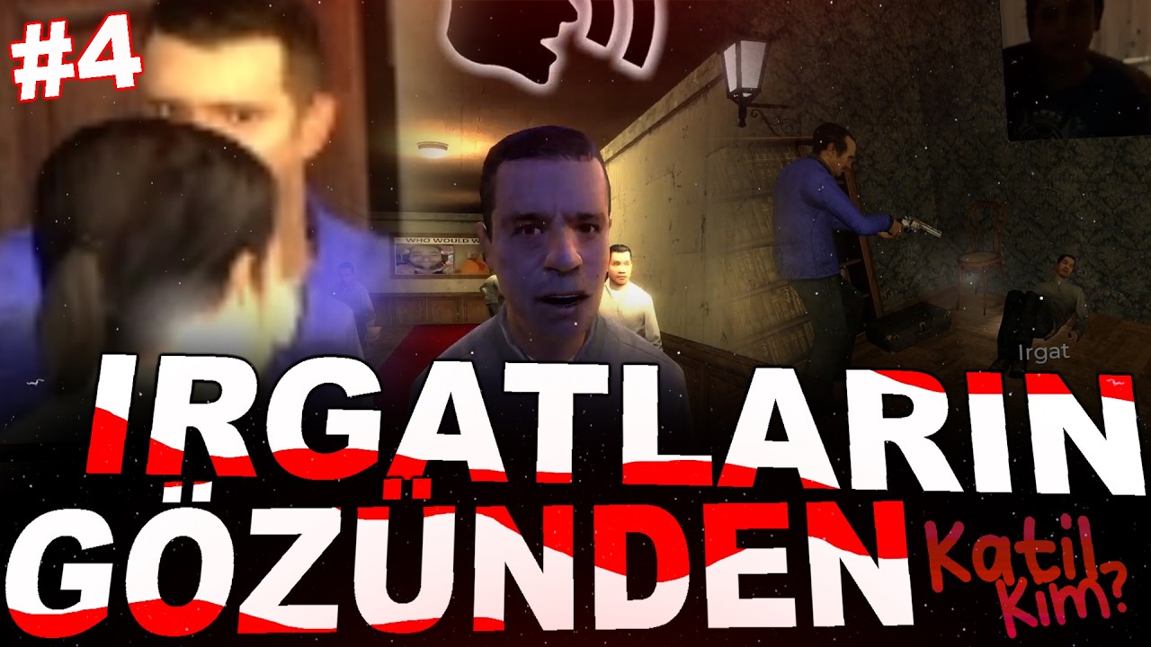 IRGATLARIN GÖZÜNDEN GARRY'S MOD MURDER!! | KOMİK ANLAR 2 AYRI POVDAN! #4