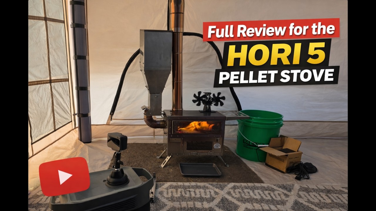 HORI 5 VS. EXTREME COLD: The Real Efficiency of This Survival Camp Stove! ❄️🔥