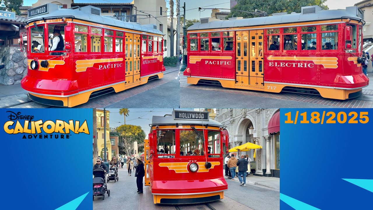 Red Car Trolley - POV 4K (CA Adventure, 1/18/2025)