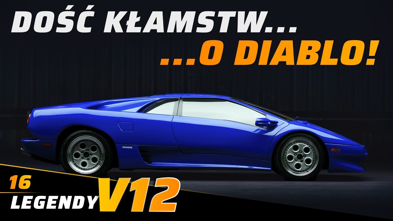 Chrysler ZNISZCZYŁ Lamborghini Diablo. Kłamstwo, w kt&oacute;re wszyscy uwierzyli! | Legendy V12 vol.16