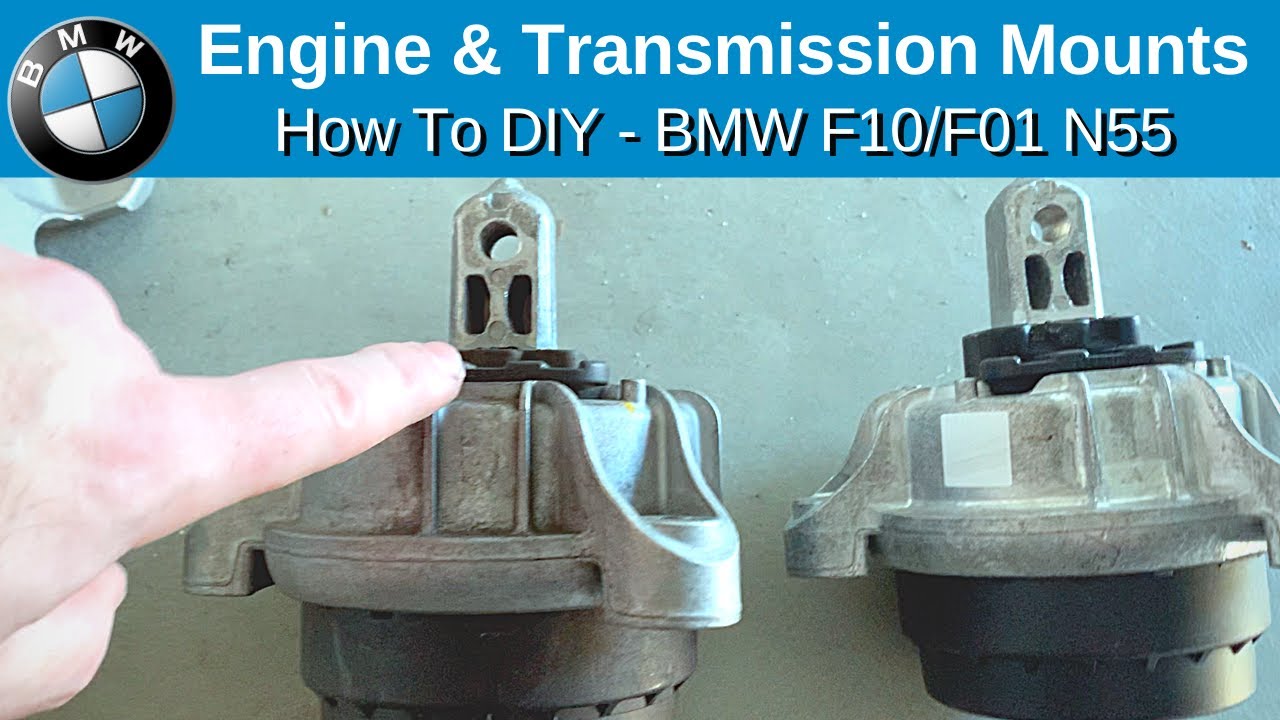 How To Change Engine Mounts & Transmission Mount On A BMW F10 535i (N55) | BOND Garage