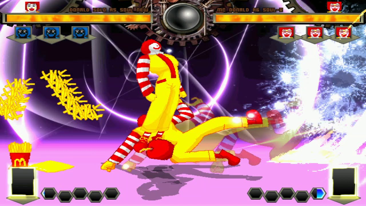 ADC MUGEN #51: Donald Solo α5 Soul New (1p, 8p, 5p, 12p) VS Donald Solo α6 Soul-R (1p, 10p, 9p, 12p)