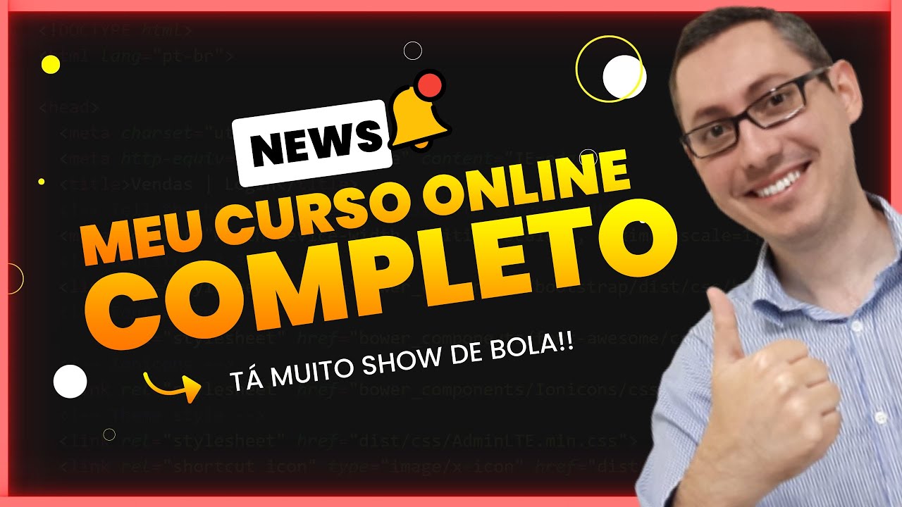 O Meu CURSO COMPLETO de Programa&ccedil;&atilde;o Web!